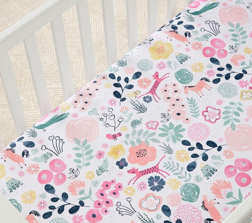 Sasha's Garden Organic Crib Fitted Sheet